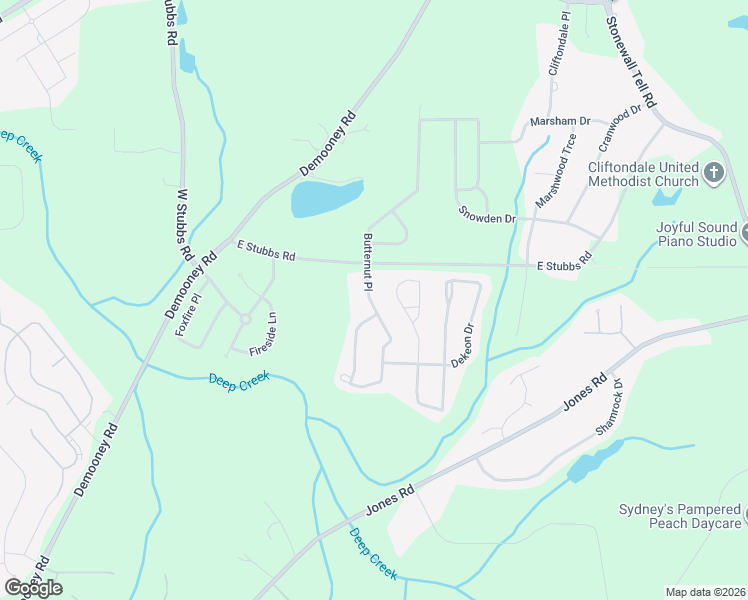 map of restaurants, bars, coffee shops, grocery stores, and more near 4413 Estate Street in College Park