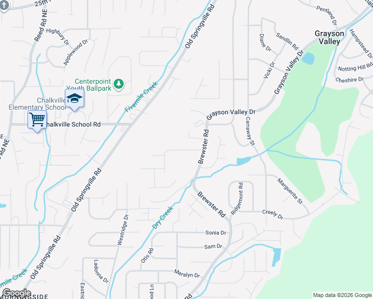 map of restaurants, bars, coffee shops, grocery stores, and more near 1902 Lyle Drive in Birmingham