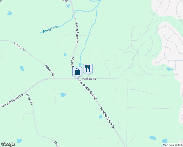 map of restaurants, bars, coffee shops, grocery stores, and more near 25 Louise Lane in Villa Rica