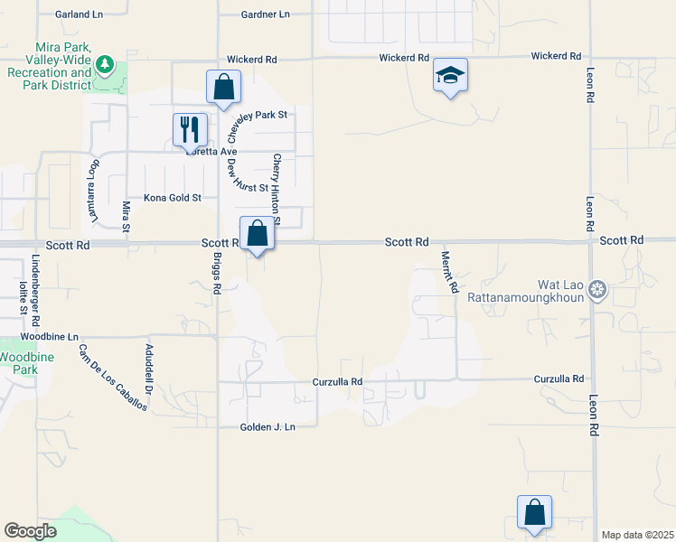 map of restaurants, bars, coffee shops, grocery stores, and more near in Riverside County
