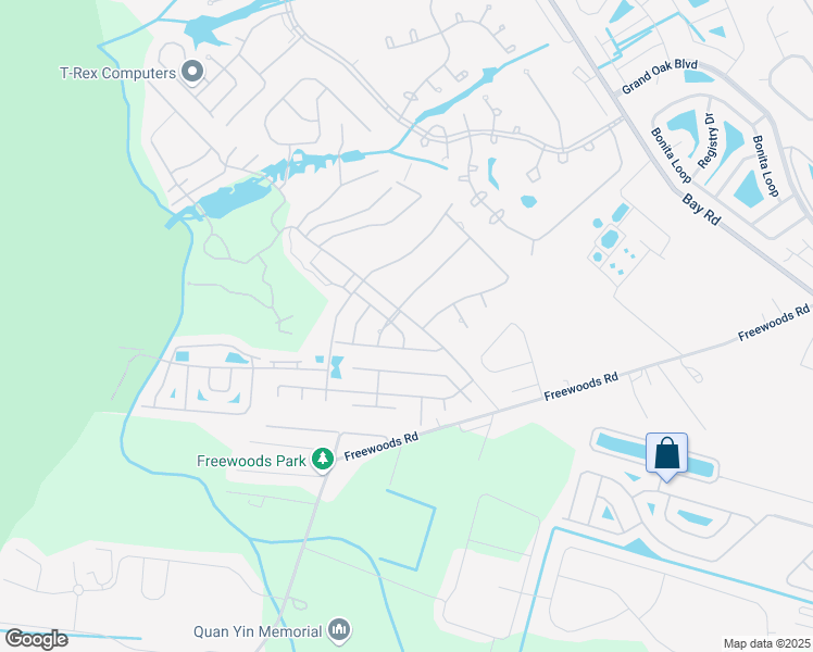 map of restaurants, bars, coffee shops, grocery stores, and more near 301 Troon Lane in Myrtle Beach
