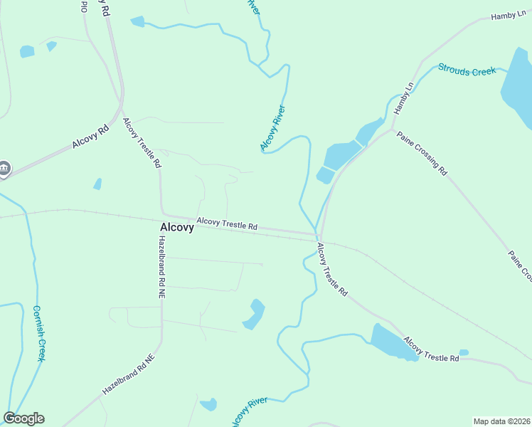 map of restaurants, bars, coffee shops, grocery stores, and more near 395 Alcovy Trestle Road in Covington