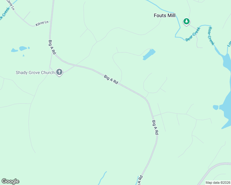 map of restaurants, bars, coffee shops, grocery stores, and more near 6009 Big A Road in Douglasville
