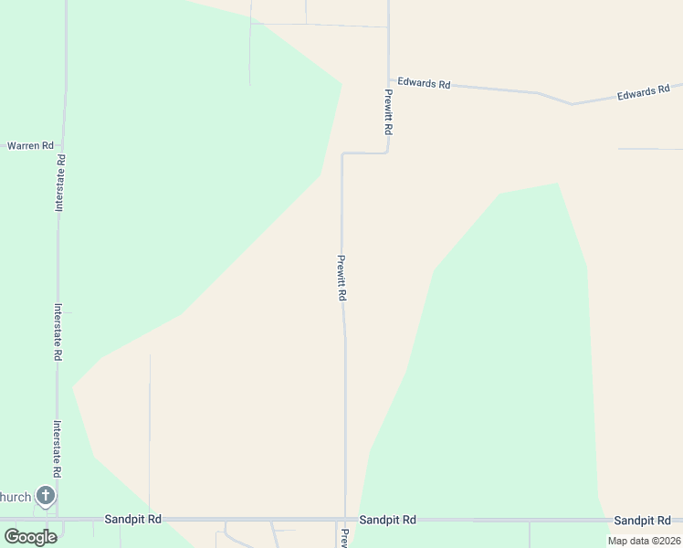 map of restaurants, bars, coffee shops, grocery stores, and more near Prewitt Road in Bolivar County