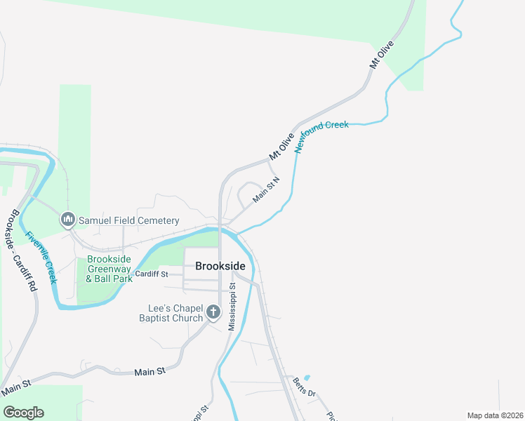 map of restaurants, bars, coffee shops, grocery stores, and more near 4643 Main Street North in Brookside