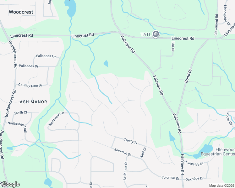 map of restaurants, bars, coffee shops, grocery stores, and more near 632 Morgans Trace in Ellenwood