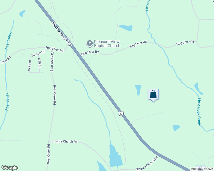 map of restaurants, bars, coffee shops, grocery stores, and more near 3267 U.S. 27 in Carrollton