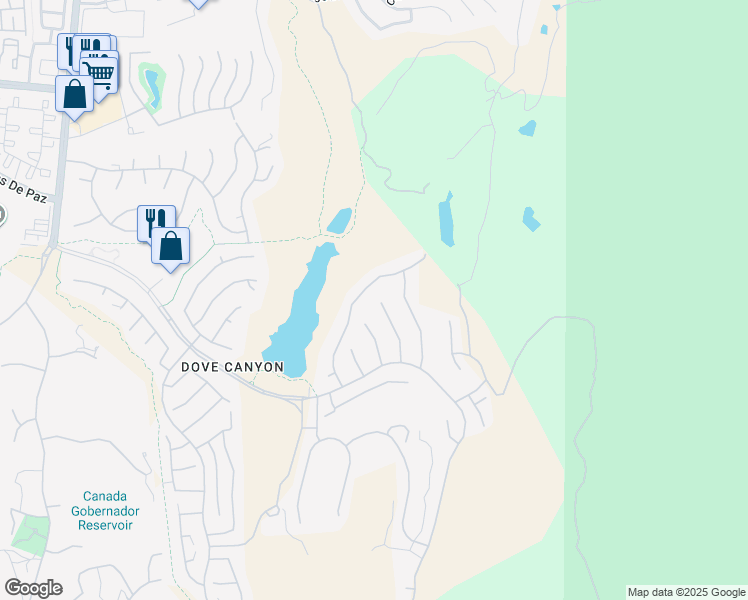 map of restaurants, bars, coffee shops, grocery stores, and more near 2 Greenspring in Rancho Santa Margarita