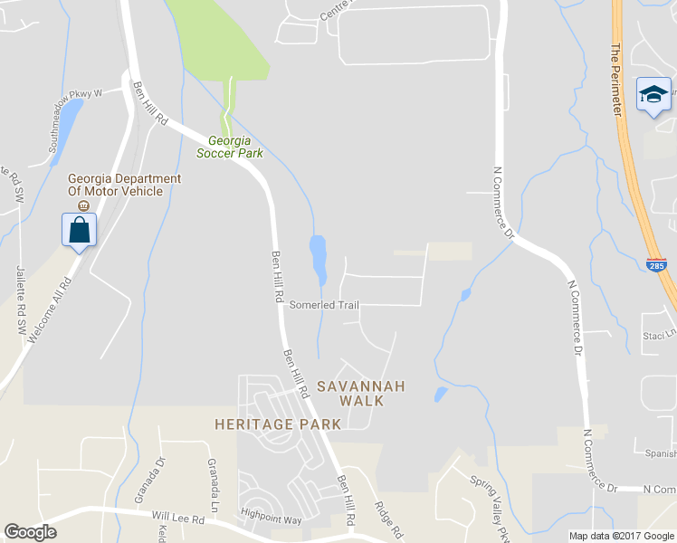 map of restaurants, bars, coffee shops, grocery stores, and more near 4270 Sloop Way in College Park