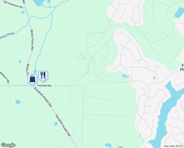 map of restaurants, bars, coffee shops, grocery stores, and more near 1505 Lakewood Place in Villa Rica