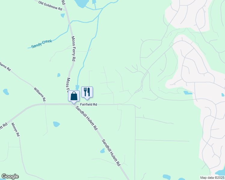 map of restaurants, bars, coffee shops, grocery stores, and more near 59 Abbotsford Drive in Villa Rica