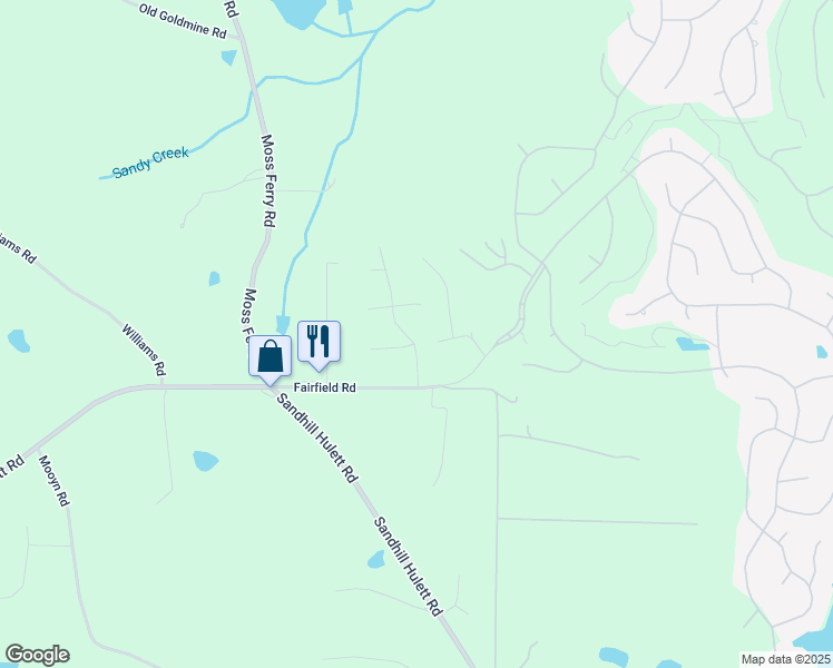 map of restaurants, bars, coffee shops, grocery stores, and more near 59 Abbotsford Drive in Villa Rica