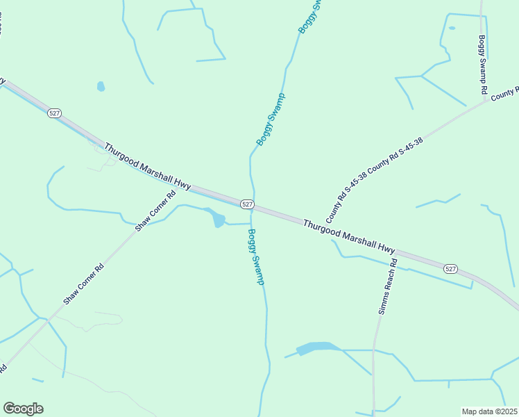 map of restaurants, bars, coffee shops, grocery stores, and more near 2900 Thurgood Marshall Highway in Kingstree