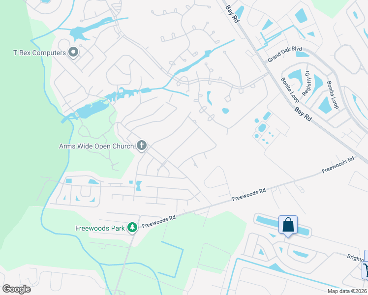 map of restaurants, bars, coffee shops, grocery stores, and more near 310 Muirfield Road in Myrtle Beach