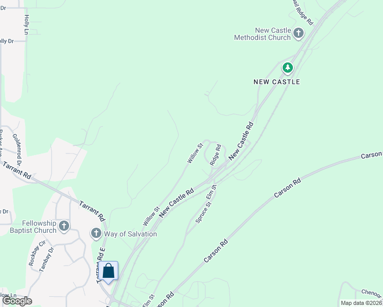 map of restaurants, bars, coffee shops, grocery stores, and more near 4520 Willow Street in Gardendale