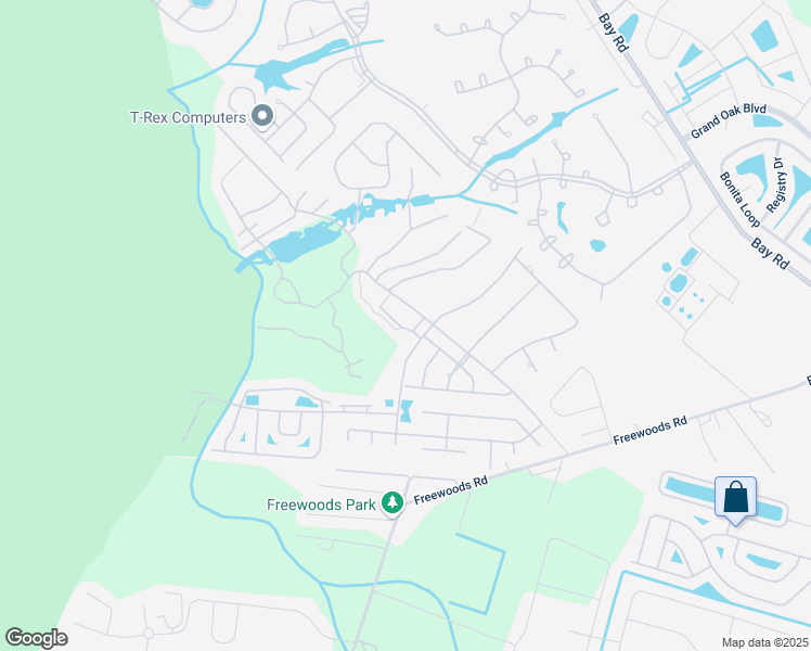 map of restaurants, bars, coffee shops, grocery stores, and more near 409 Tree Top Court in Myrtle Beach