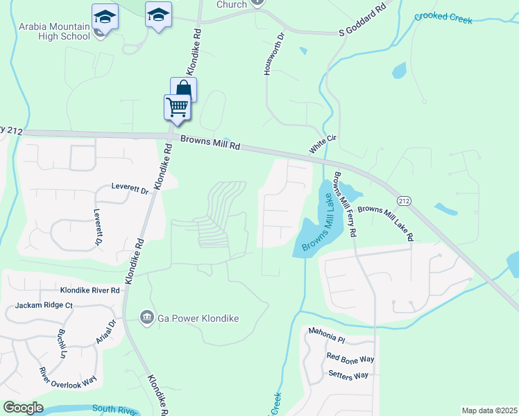 map of restaurants, bars, coffee shops, grocery stores, and more near 4395 Chestnut Lake Avenue in Lithonia