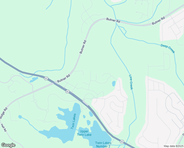 map of restaurants, bars, coffee shops, grocery stores, and more near 609 Baffling Lane in Fairburn