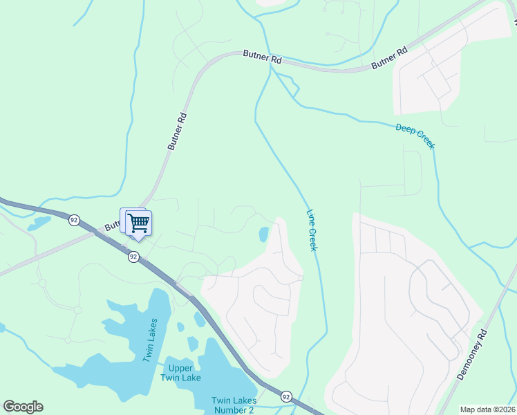 map of restaurants, bars, coffee shops, grocery stores, and more near 805 Belmar Pass in Fairburn