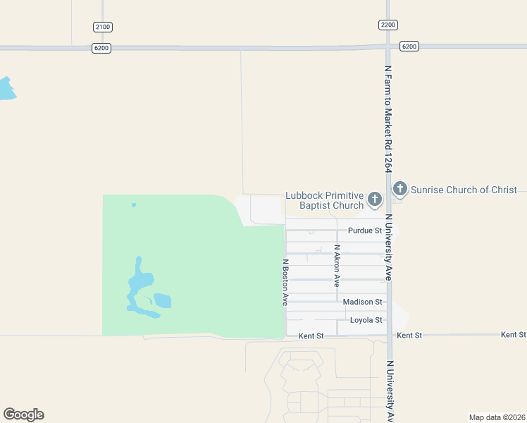 map of restaurants, bars, coffee shops, grocery stores, and more near 4323 North Boston Avenue in Lubbock