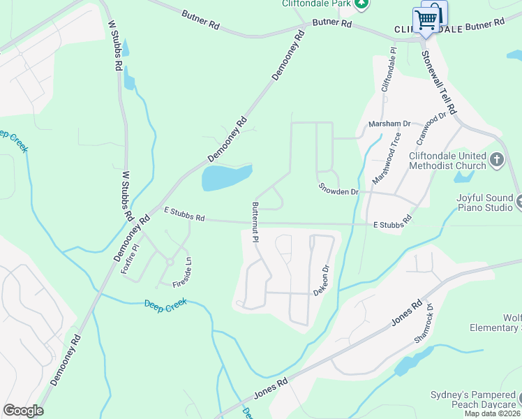 map of restaurants, bars, coffee shops, grocery stores, and more near 154 Newry Drive in Atlanta