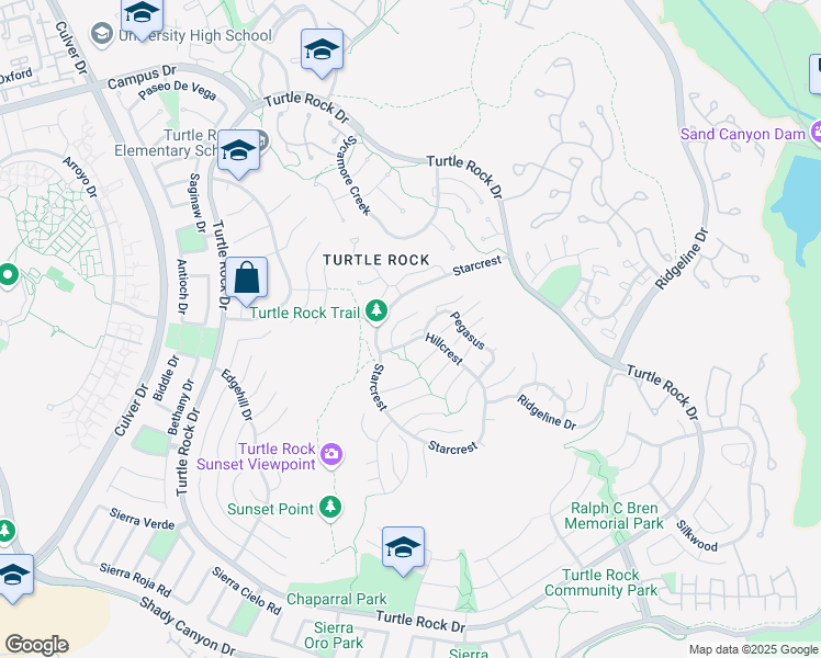 map of restaurants, bars, coffee shops, grocery stores, and more near 6 Jenner in Irvine