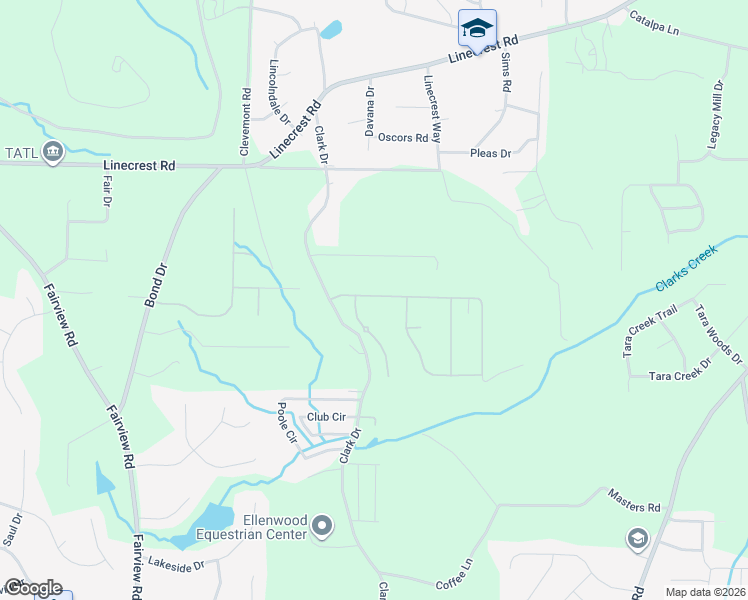 map of restaurants, bars, coffee shops, grocery stores, and more near 128 Expedition Drive in Ellenwood