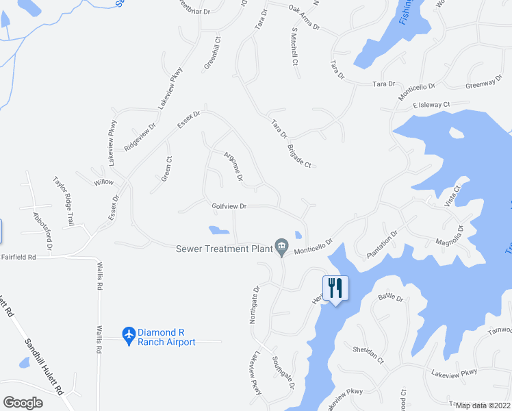 map of restaurants, bars, coffee shops, grocery stores, and more near 4012 Golfview Drive in Villa Rica