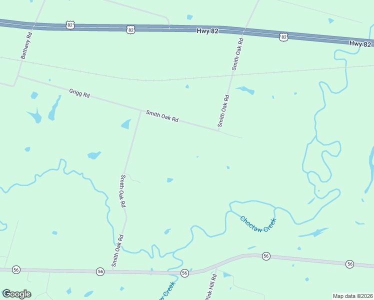 map of restaurants, bars, coffee shops, grocery stores, and more near 1212 Smith Oak Road in Sherman