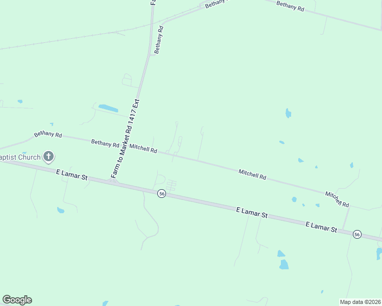 map of restaurants, bars, coffee shops, grocery stores, and more near 955 Mitchell Road in Sherman