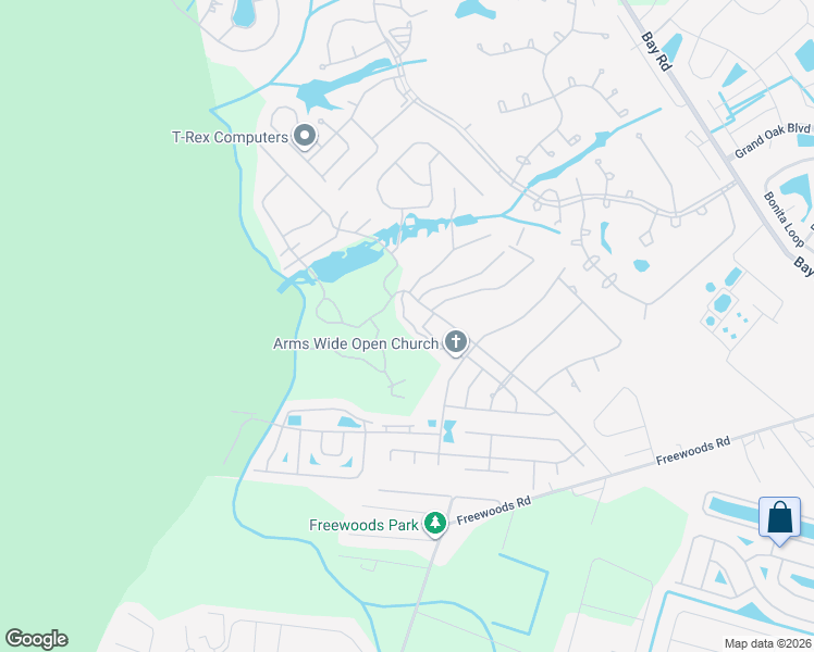 map of restaurants, bars, coffee shops, grocery stores, and more near 507 Tree Top Lane in Myrtle Beach