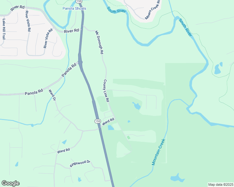 map of restaurants, bars, coffee shops, grocery stores, and more near 5992 Little Mountain Drive in Ellenwood