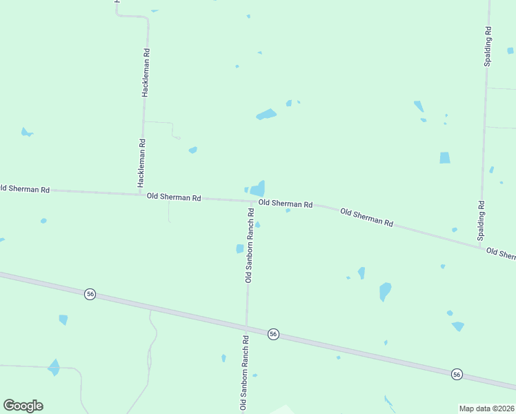 map of restaurants, bars, coffee shops, grocery stores, and more near 12 Old Sanborn Ranch Road in Whitesboro