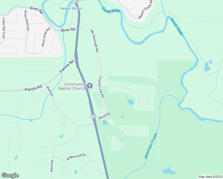 map of restaurants, bars, coffee shops, grocery stores, and more near 5992 Little Mountain Drive in Ellenwood