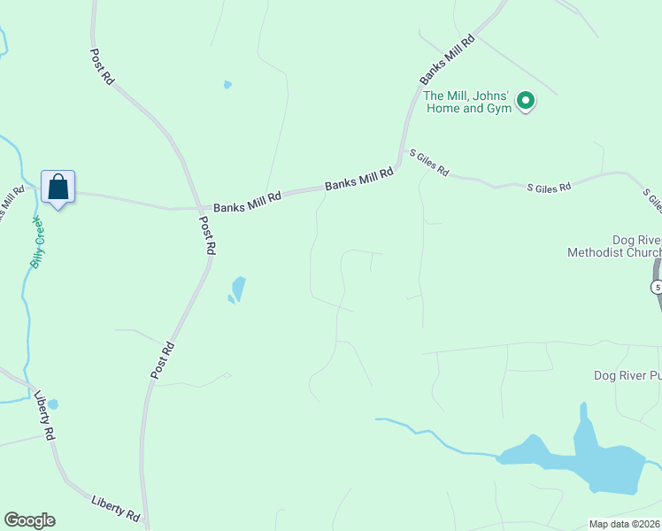 map of restaurants, bars, coffee shops, grocery stores, and more near 8270 Mossybrook Lane in Douglasville