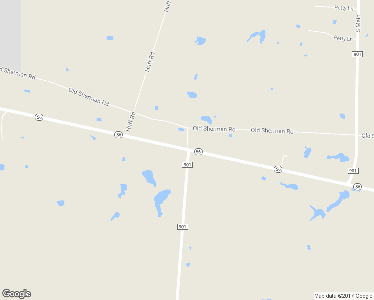 map of restaurants, bars, coffee shops, grocery stores, and more near 26874 Texas 56 in Whitesboro