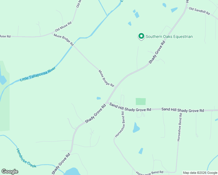 map of restaurants, bars, coffee shops, grocery stores, and more near 22 Muse Bridge Road in Carrollton