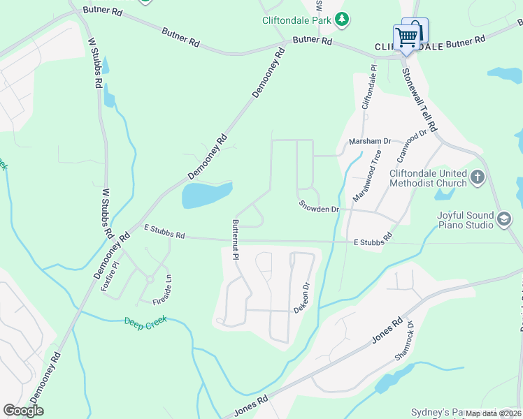 map of restaurants, bars, coffee shops, grocery stores, and more near 4136 Butternut Place in Atlanta