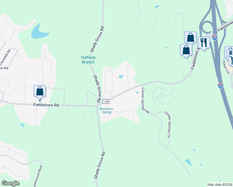 map of restaurants, bars, coffee shops, grocery stores, and more near 1248 Fieldstown Road in Gardendale
