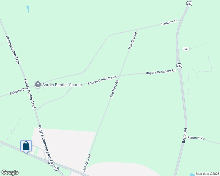 map of restaurants, bars, coffee shops, grocery stores, and more near 284 Red River Road in Salley