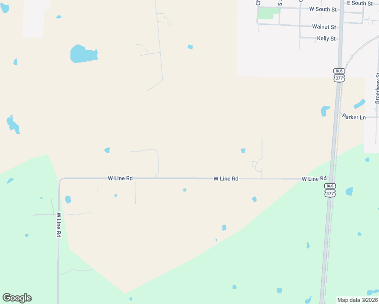 map of restaurants, bars, coffee shops, grocery stores, and more near 685 West Line Road in Whitesboro