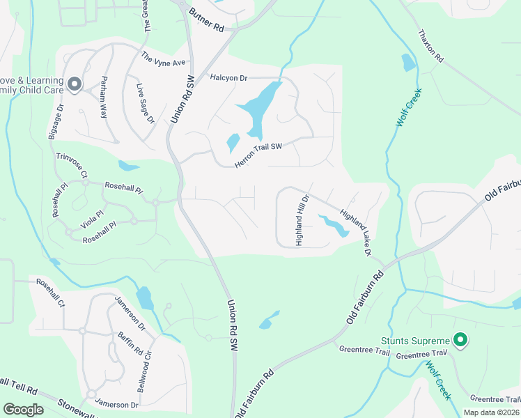 map of restaurants, bars, coffee shops, grocery stores, and more near 360 Melissa Way in Atlanta