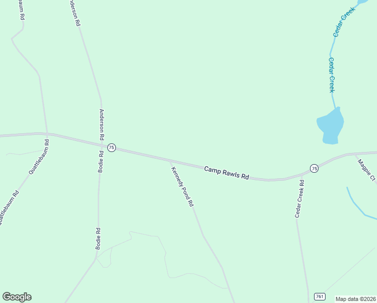 map of restaurants, bars, coffee shops, grocery stores, and more near 2095 Camp Rawls Road in Wagener