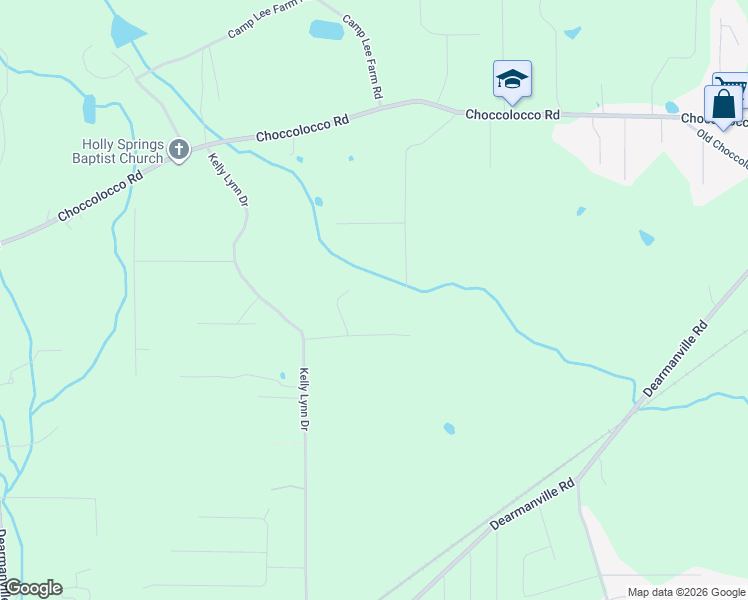 map of restaurants, bars, coffee shops, grocery stores, and more near 267 Pinecroft Road in Anniston
