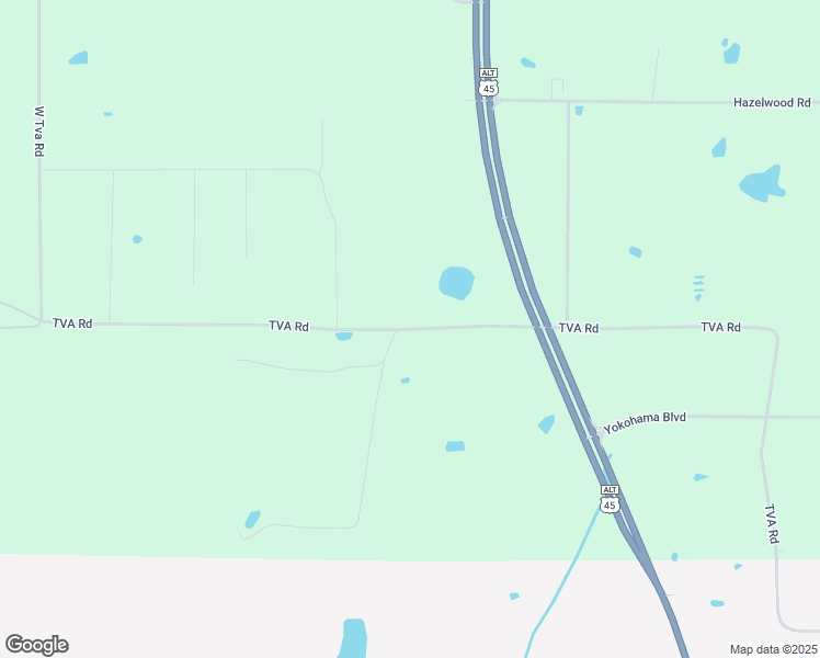 map of restaurants, bars, coffee shops, grocery stores, and more near 4350 TVA Road in West Point