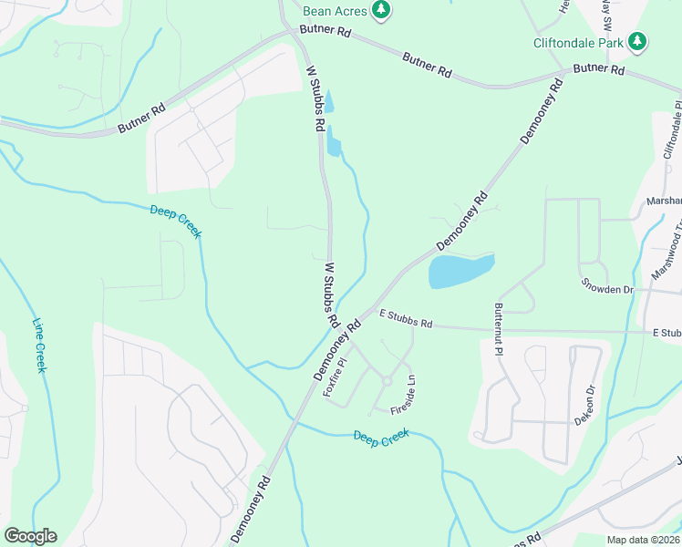 map of restaurants, bars, coffee shops, grocery stores, and more near 4070 West Stubbs Road in Atlanta