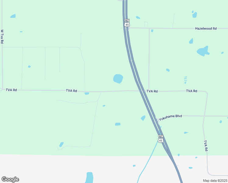 map of restaurants, bars, coffee shops, grocery stores, and more near 4214-4354 Tva Road in West Point