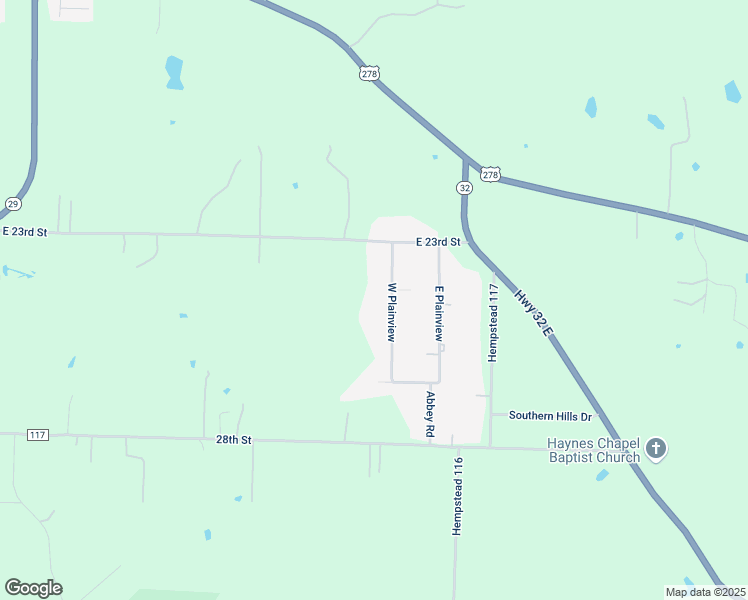 map of restaurants, bars, coffee shops, grocery stores, and more near 2406 West Plainview in Hope