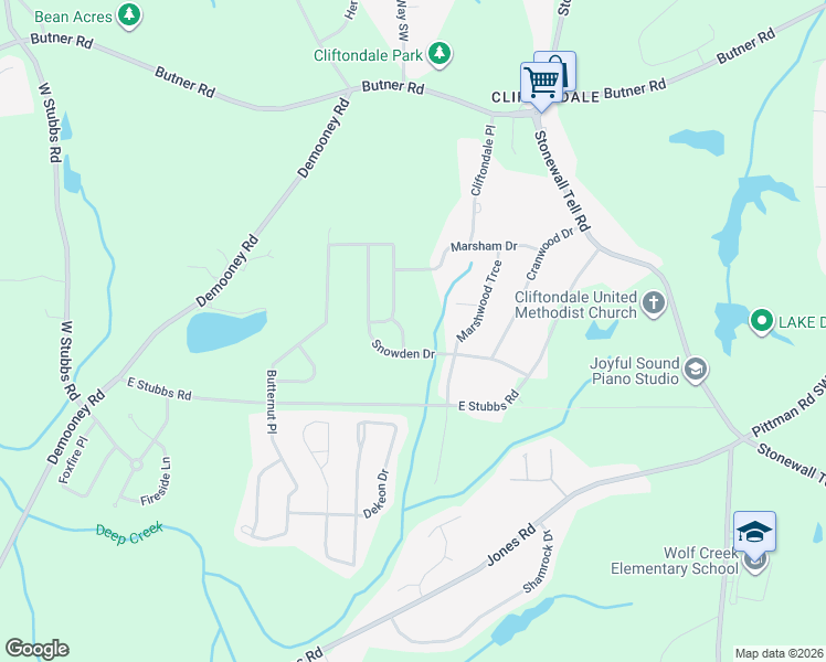 map of restaurants, bars, coffee shops, grocery stores, and more near 432 Hammock Loop in Atlanta