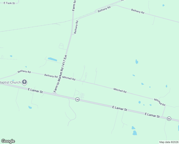 map of restaurants, bars, coffee shops, grocery stores, and more near 955 Mitchell Road in Sherman